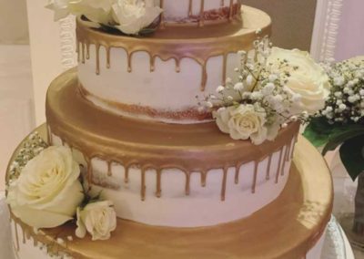 caramel wedding cake